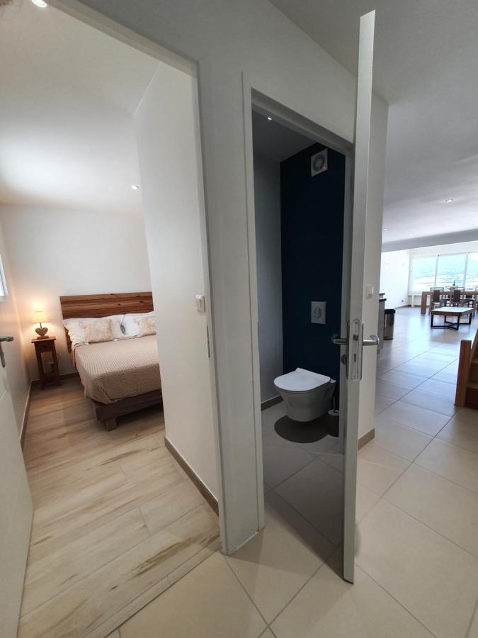 Pinel Superbe Appartement En Residence Vue Mer Cul de Sac Exterior foto